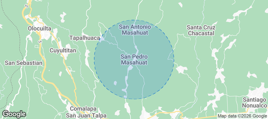 San Pedro Masahuat Airbnb map